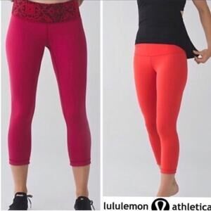 Lululemon Wunder Under Crop Reversible